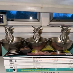 Triple Pineapple Container